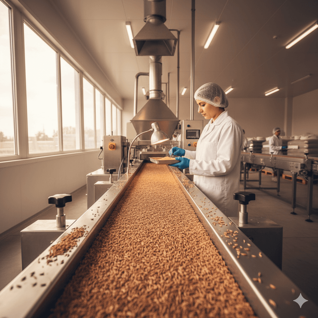 Rootly Organic spice processing facility with modern equipment