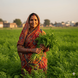 Kinjal - Fenugreek farmer